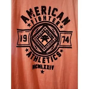 NWT American Fighter Orange Heather Tank Top Chestnut Premium 3xl Affliction
